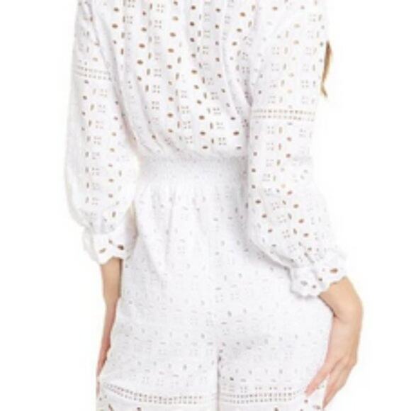 The Kooples Embroidery Romper white S - Picture 2 of 10